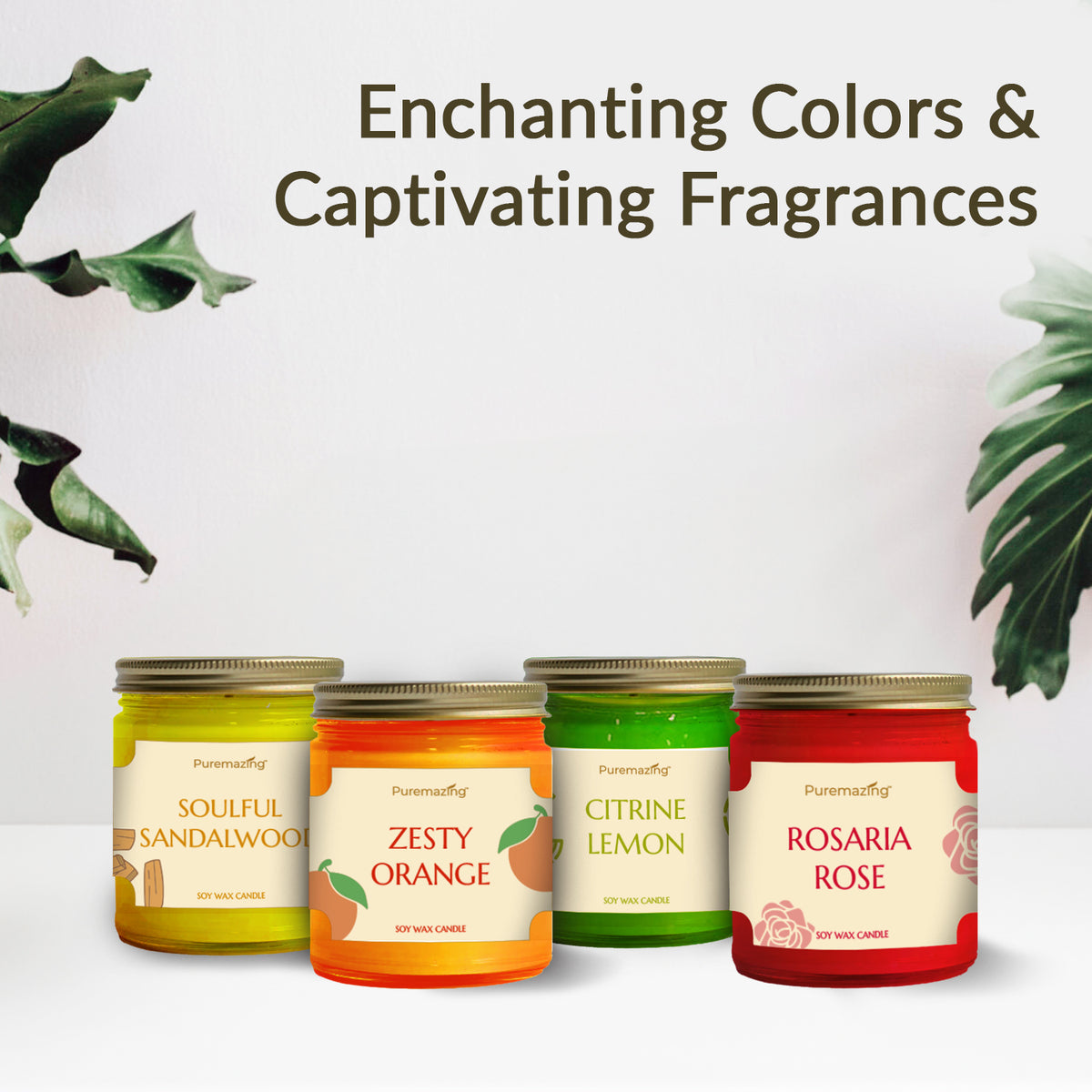 Puremazing by Imvelo Luxury Scented Candles Gift Set