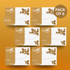Imvelo 2ply Facial Tissue Bag Pack|50 Pulls Each |Ultra Soft  Napkin| Natural & Eco Friendly  |Bag pack-Tissue Box |Easy to Handle & Carry