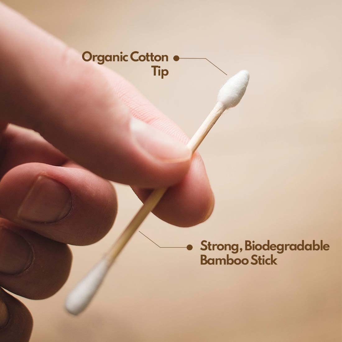 Imvelo Eco-Friendly Combo (1 Wide Comb+ 2 Bamboo Toothbrush+ 80 Sticks Bamboo Earbuds)