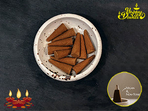 Puremazing Floral Diwali Box Combo | 2 Tealight Candle, 2 Jar Candle, 4 Incense Sticks, 2 Incense Cones & 6 Sambrani Cups | 100% Natural