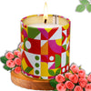 Puremazing Christmas Tin Jar Candles with Cotton Wick| Fragrance Candle Tin Jar | Burn time of Up to 30Hrs|Soy Candle