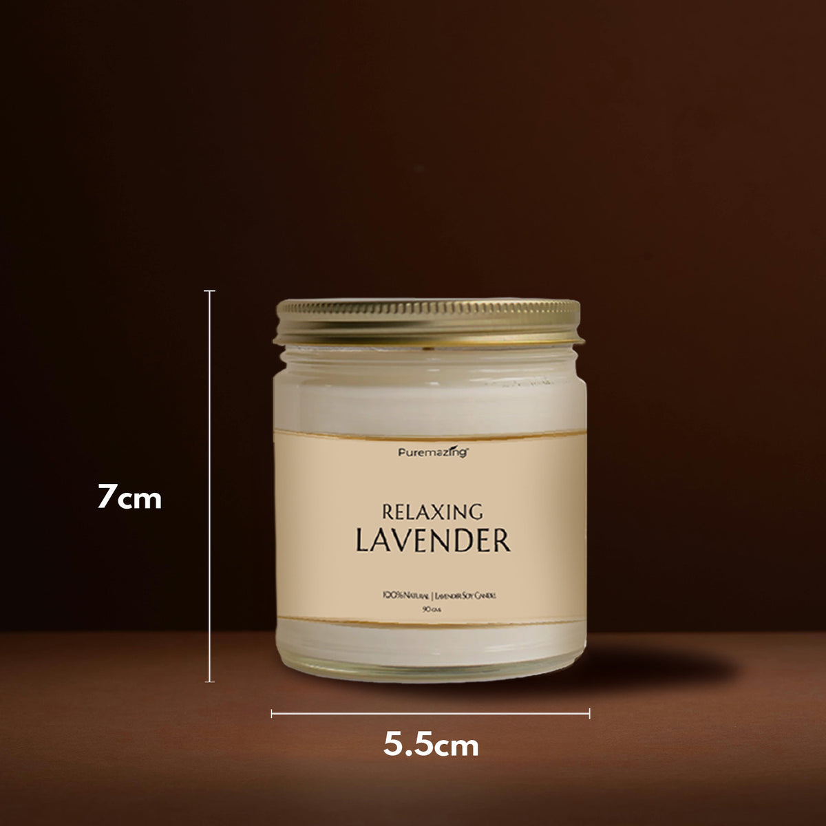 Puremazing Scented Soy Wax Candles |  25 Hrs Burn Time |Premium Home Décor,Valentine Day