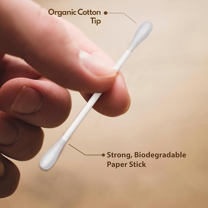 Imvelo Paper Cotton Earbuds | Eco-Friendly & Natural | Perfect for Ear Wax Removal