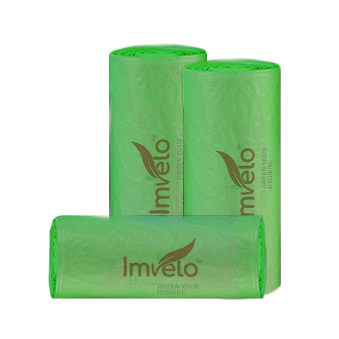 Imvelo Green Your  Oxo Biodegradable Garbage Bags  |  Medium Size | Dustbin Bag With Eco Friendly