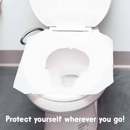 Imvelo Hygiene Toilet Seat Covers| Waterproof Covers| No Direct Contact with Unhygienic Seats |Easy to Dispose